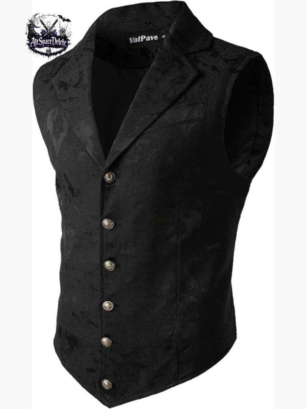 Men's Victorian Suit Vest Steampunk Gothic Waistcoat Slim Fit